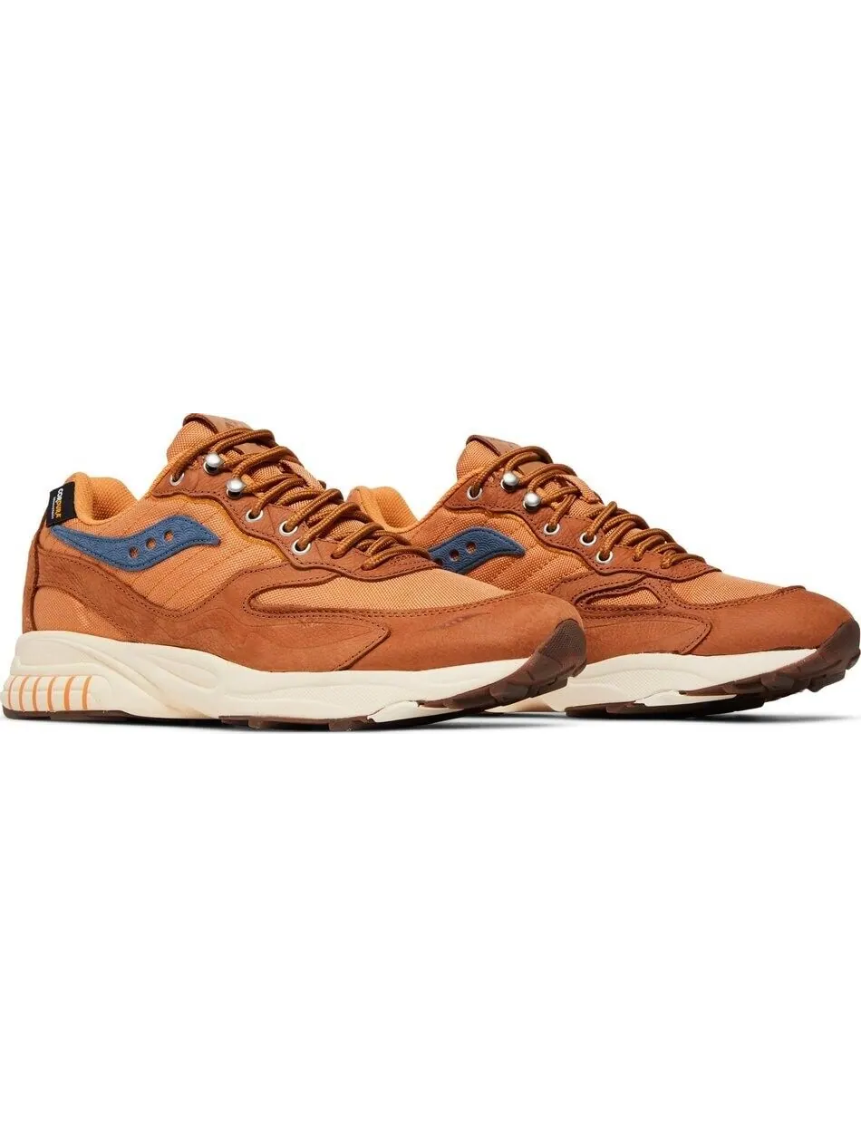 Кроссовки Saucony 3D Grid Hurricane Endless Knot — изображение 3 из 8, коричневый