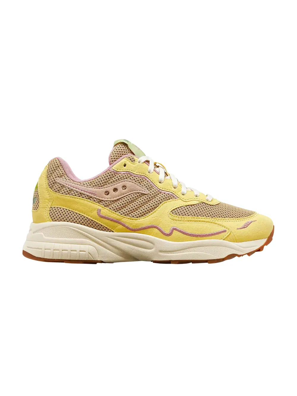 Кроссовки 3D Grid Hurricane Saucony — изображение 1 из 1, бежевый/желтый