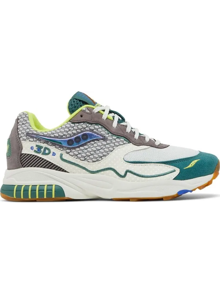 Кроссовки Saucony Bodega x 3D Grid Hurricane Loyal to the Sport — изображение 1 из 8, бежевый
