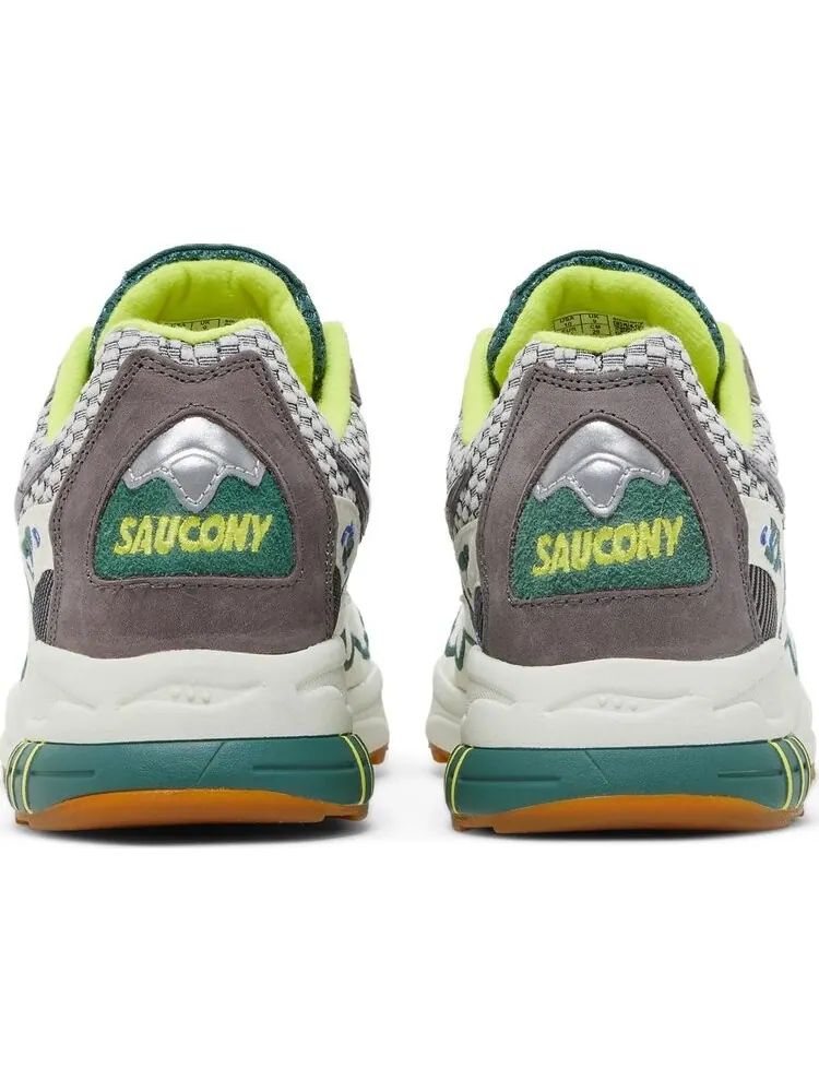Кроссовки Saucony Bodega x 3D Grid Hurricane Loyal to the Sport — изображение 6 из 8, бежевый