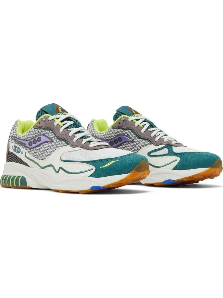 Кроссовки Saucony Bodega x 3D Grid Hurricane Loyal to the Sport — изображение 8 из 8, бежевый