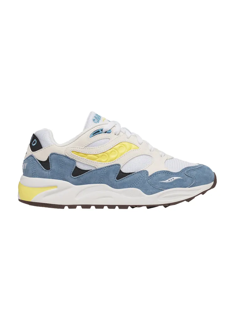 Кроссовки Grid Shadow 2 Essential 'White Yellow Light Blue' — изображение 1 из 1