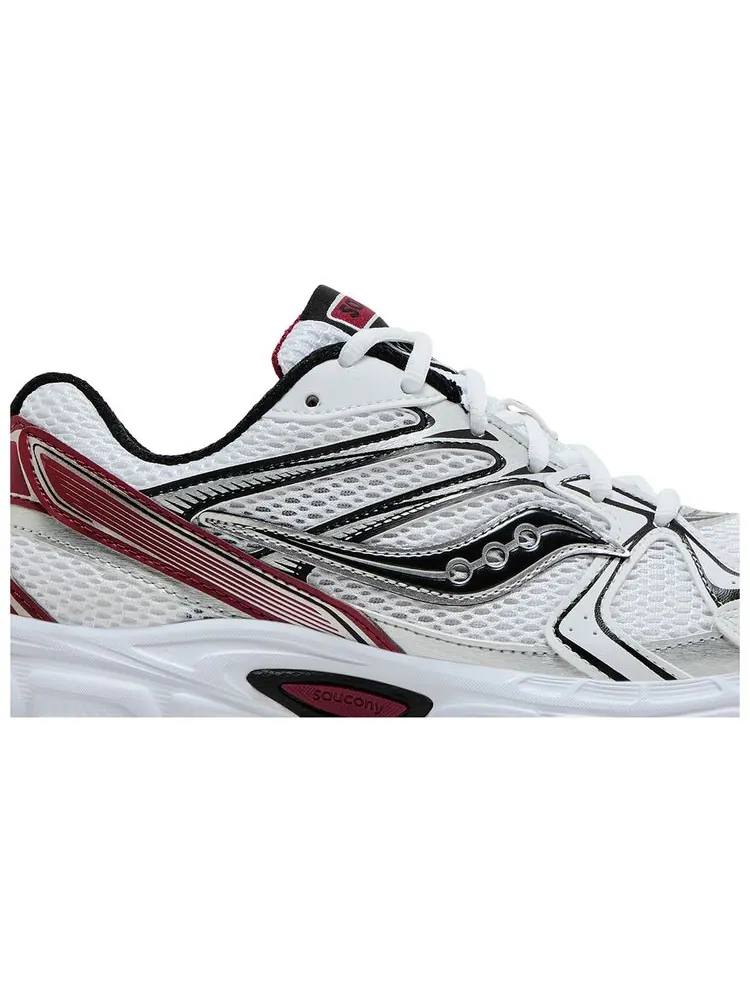 Кроссовки Saucony Grid Ride Millennium 'White Red' — изображение 2 из 8, белый