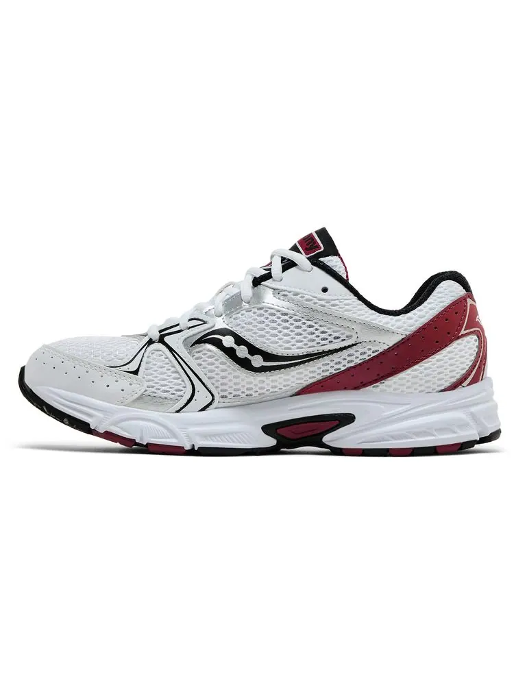 Кроссовки Saucony Grid Ride Millennium 'White Red' — изображение 3 из 8, белый