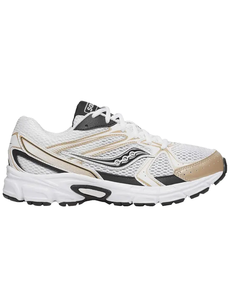 Кроссовки Saucony Grid Ride Millennium 'White Gold Black' — изображение 1 из 1, белый золотистый черный