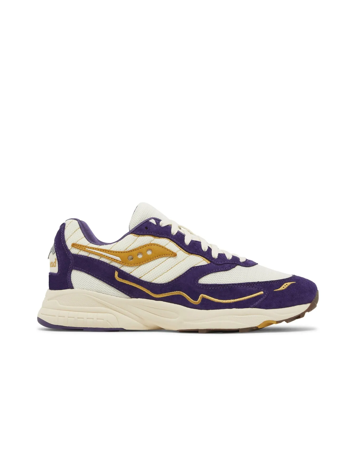 Кроссовки Claima x 3D Grid Hurricane Saucony — изображение 1 из 8, фиолетовый/кремовый