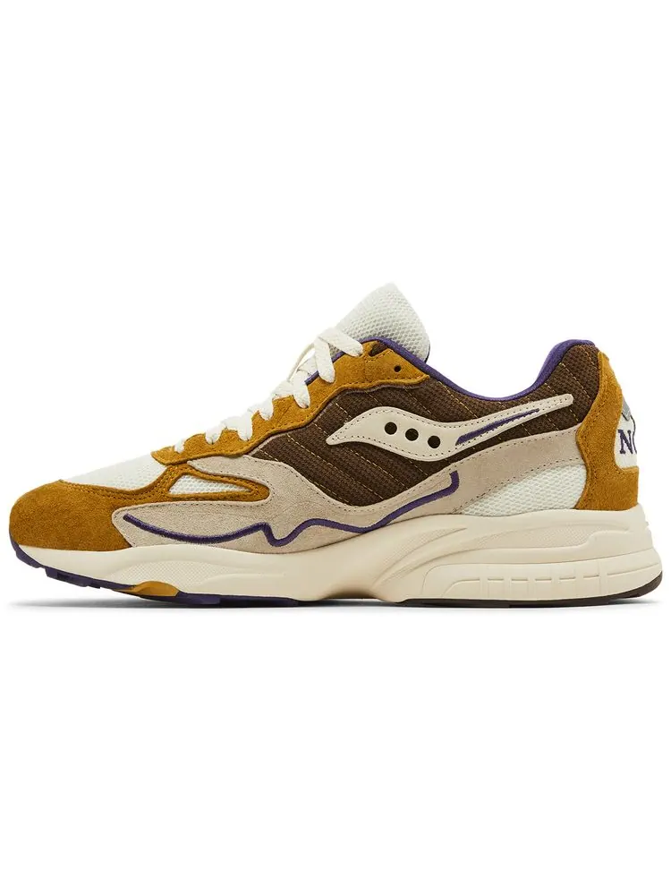 Кроссовки Saucony Claima x 3D Grid Hurricane 'NOLA' — изображение 3 из 8, желтый
