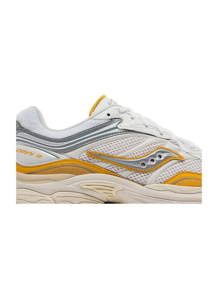 Кроссовки Saucony ProGrid Omni 9, Tomorrow, Meet Yesterday Pack - Pollen — изображение 2 из 8, белый