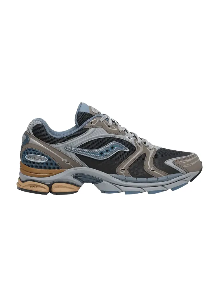 Кроссовки Saucony ProGrid Triumph 4 Winter Tech Pack - Caviar Morel — изображение 1 из 1, серый