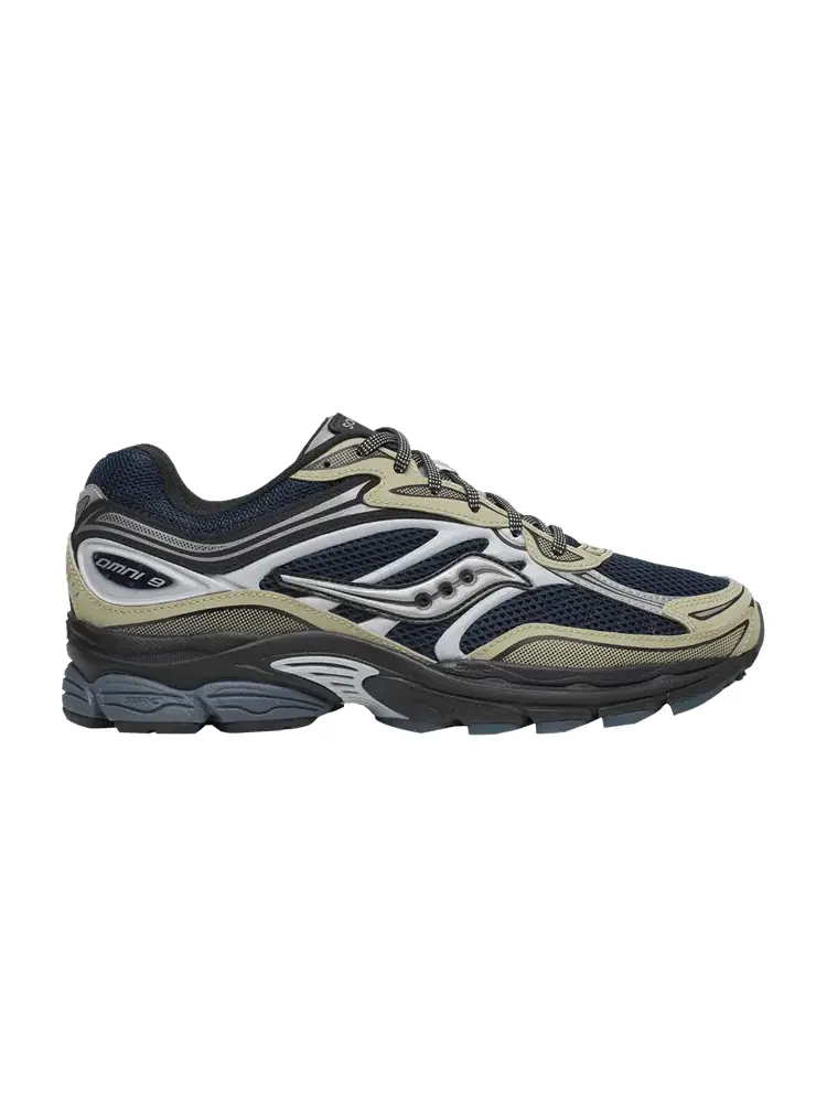 Кроссовки Saucony ProGrid Omni 9 Winter Tech Pack - Blue Brass — изображение 1 из 1, синий