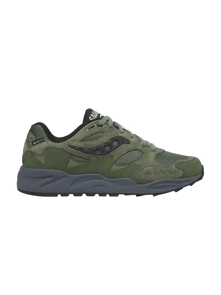 Кроссовки Saucony Grid Shadow 2 GORE-TEX Forest Black — изображение 1 из 1, зеленый