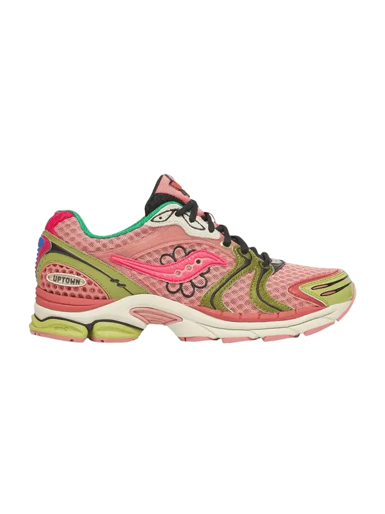 Кроссовки Jae Tips x Saucony ProGrid Triumph 4, Flowers Pack - Peach — изображение 1 из 1, розовый