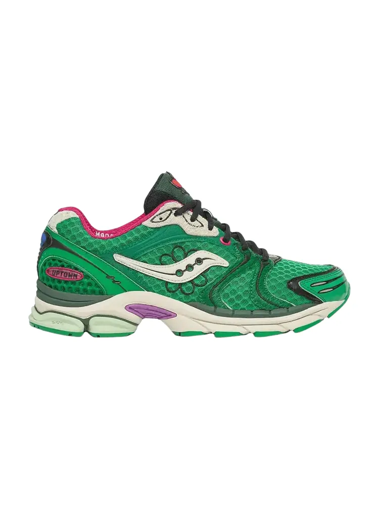 Кроссовки Jae Tips x Saucony ProGrid Triumph 4, Flowers Pack - Fern — изображение 1 из 1, зеленый