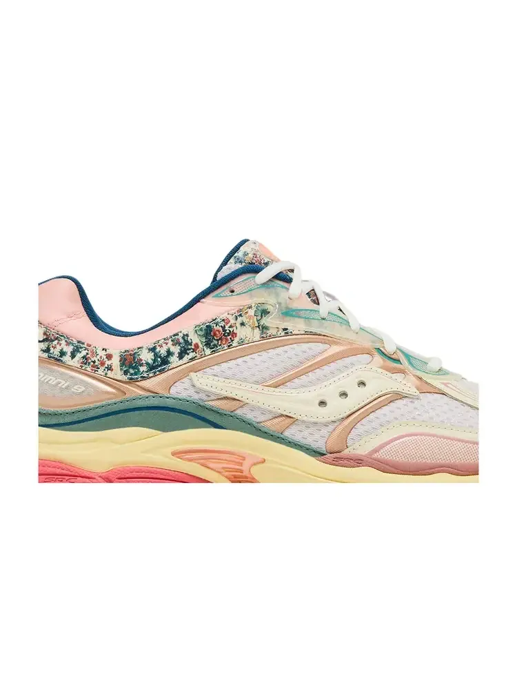 Кроссовки Saucony Progrid Omni 9 — изображение 2 из 8, бежевый синий