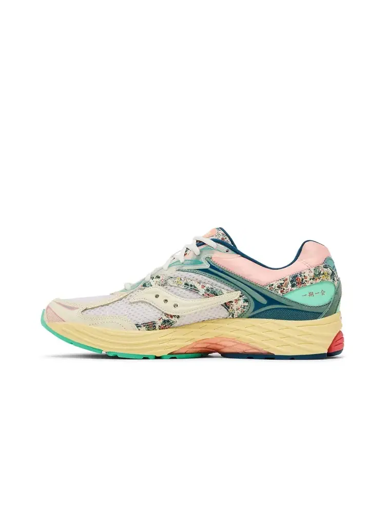Кроссовки Saucony Progrid Omni 9 — изображение 3 из 8, бежевый синий
