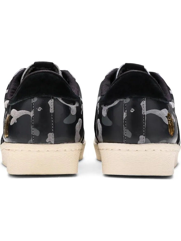 Кроссовки Adidas A Bathing Ape x Undeafeated x Superstar 80s 'Black Camo' — изображение 6 из 8, черный