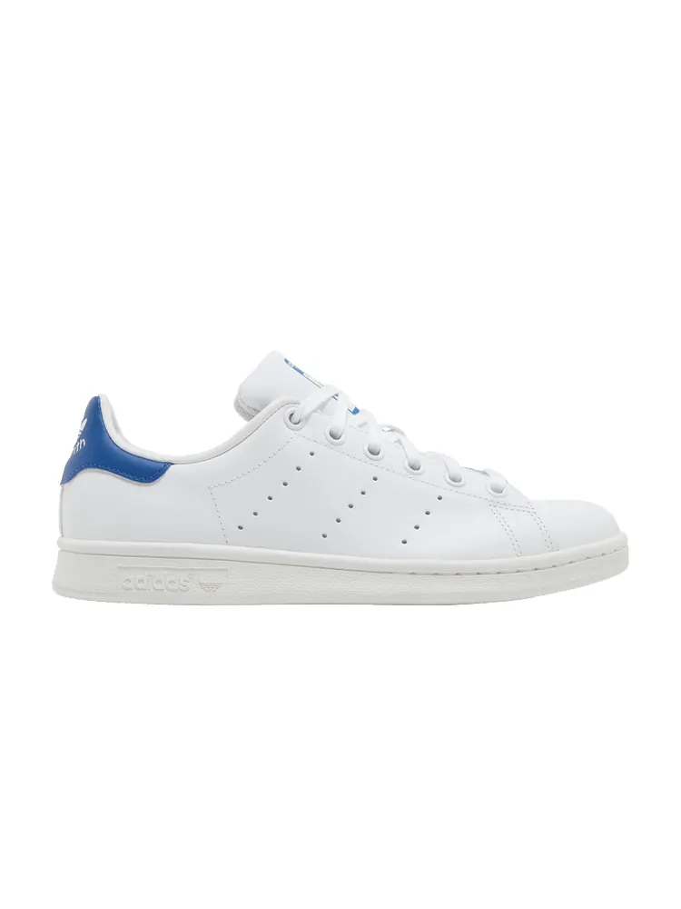 Кроссовки adidas Stan Smith J 'White Blue' — изображение 1 из 9, белый/белый/синий