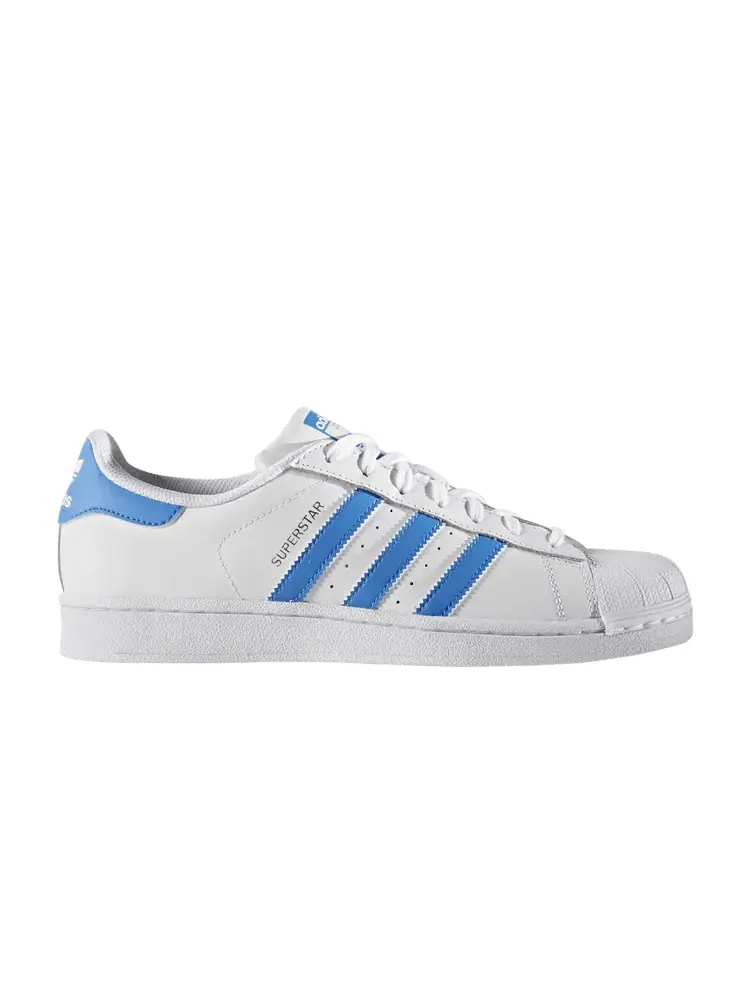 Кроссовки adidas Superstar 'White Ray Blue' — изображение 1 из 1, белый/синий/синий