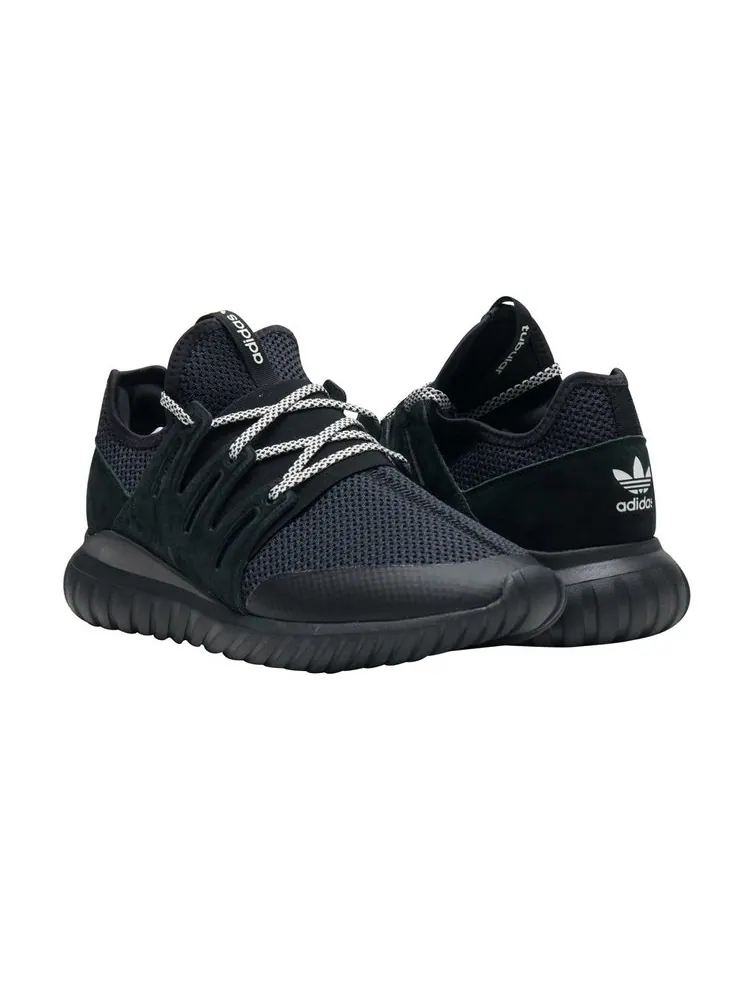 Кроссовки Adidas Tubular Radial 'Black' — изображение 3 из 4, черный