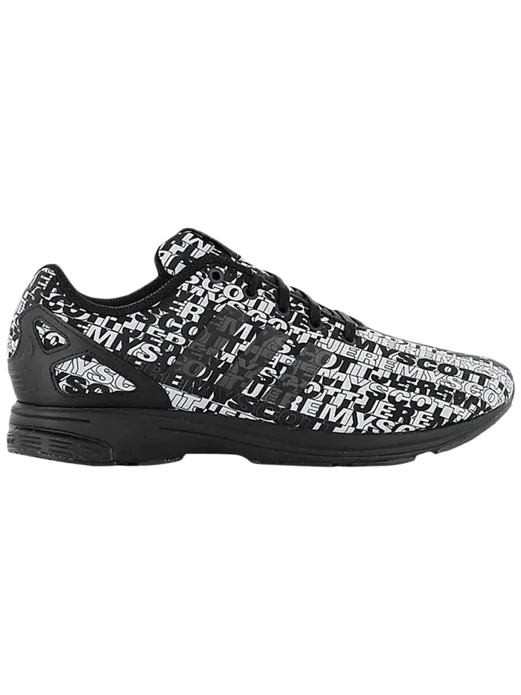 Кроссовки adidas Jeremy Scott x ZX Flux 'Tech Logo - Black' — изображение 1 из 1, черный