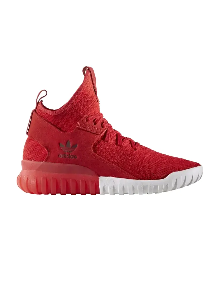 Кроссовки Adidas Tubular X Primeknit 'Scarlet' — изображение 1 из 1, красный