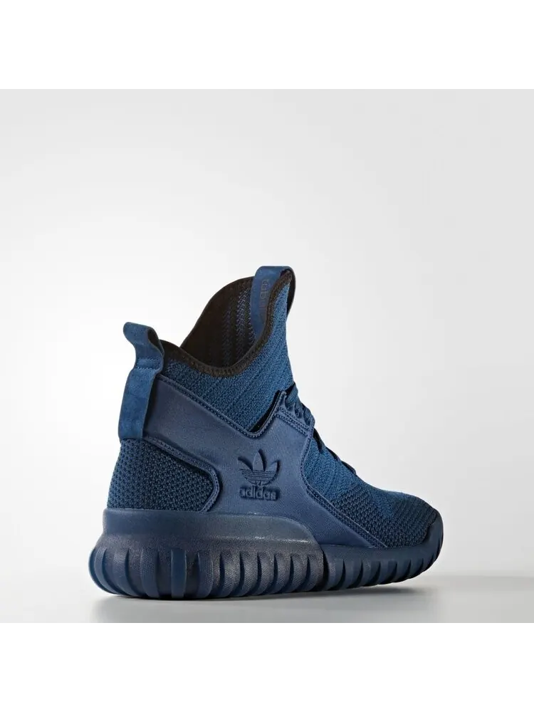 Кроссовки Adidas Tubular X Primeknit 'Tech Steel' — изображение 4 из 7, синий