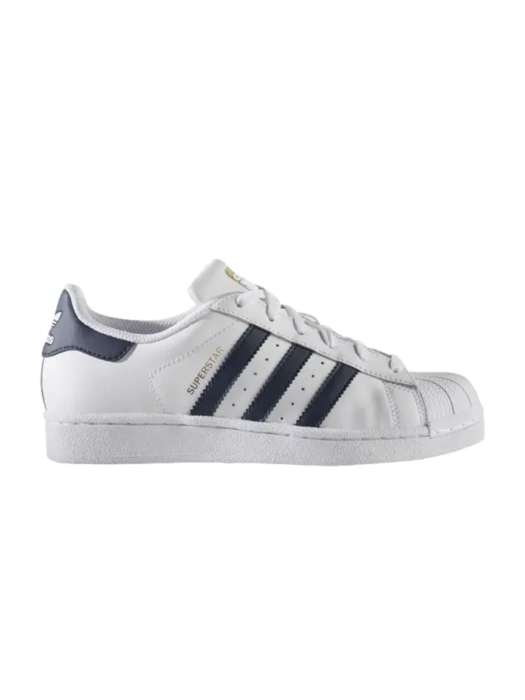 Кроссовки adidas Superstar Foundation J 'White Collegiate Navy' — изображение 1 из 1