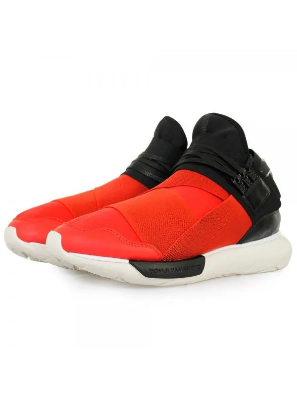 Кроссовки Y-3 Qasa High 'Red Black' — изображение 1 из 7, красный черный