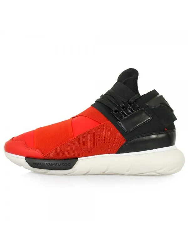 Кроссовки Y-3 Qasa High 'Red Black' — изображение 6 из 7, красный черный