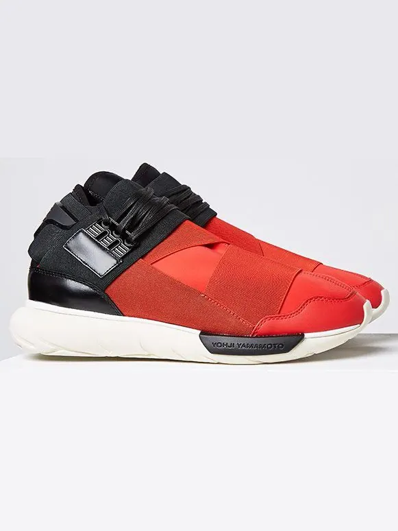 Кроссовки Y-3 Qasa High 'Red Black' — изображение 7 из 7, красный черный