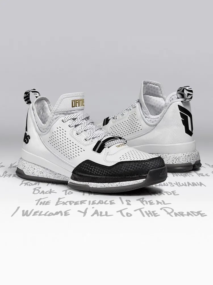 Кроссовки Adidas D Lillard 1 NYC 'All Star' — изображение 2 из 4, белый