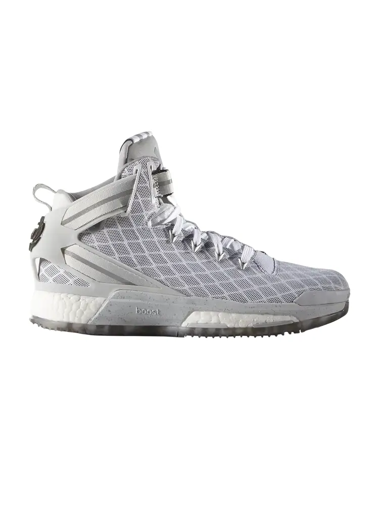 Кроссовки Adidas D Rose 6 Boost 'Scarlet Red' — изображение 1 из 1, белый