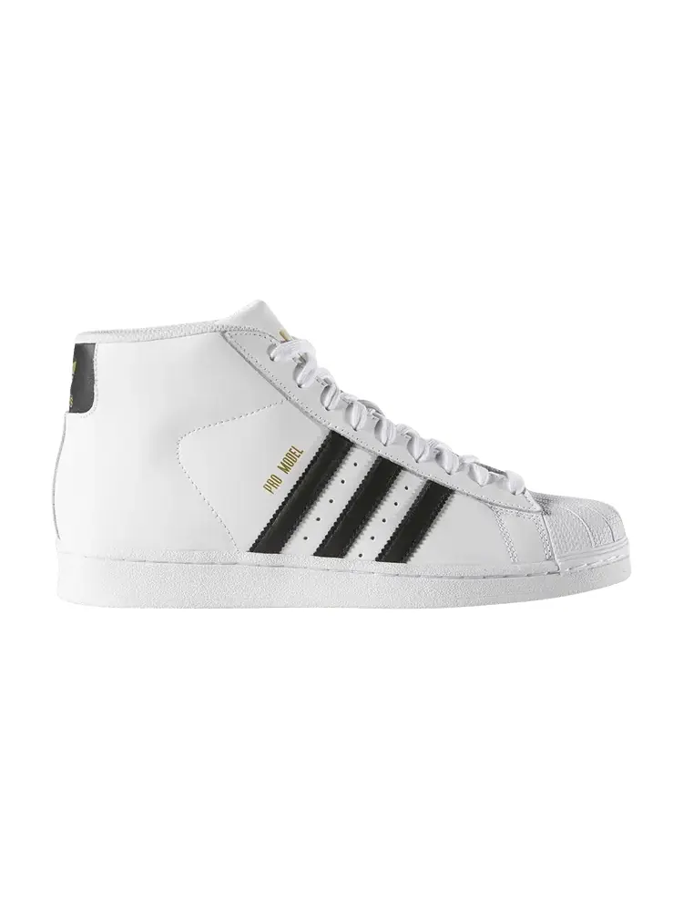 Кроссовки adidas Pro Model White Core Black — изображение 1 из 1, черный