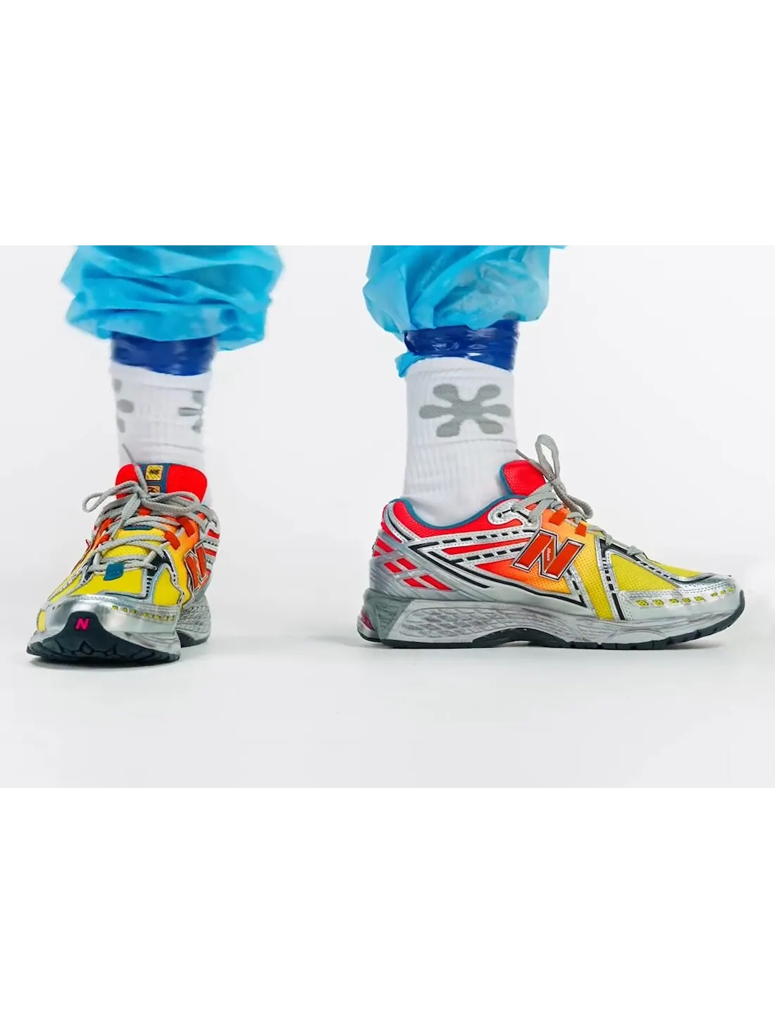 Кроссовки New Balance 1906R x Salehe Bembury 'Heat Be Hot - Lava' — изображение 6 из 12, желтый/красный