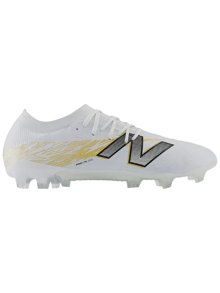 Кроссовки New Balance Furon V8 Elite FG 'White Metallic Gold' — изображение 1 из 1