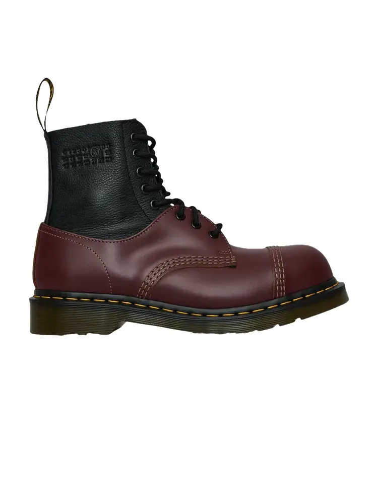 Ботинки Dr. Martens MM6 Maison Margiela x 1460 Twisted and Reimagined Oxblood Black — изображение 1 из 1, красные