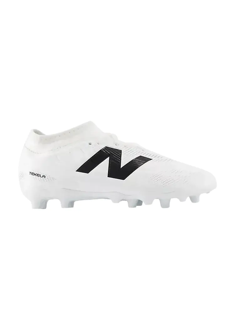 New Balance Tekela Laced FG V5 Big Kid 'Black White' — изображение 1 из 1, белый