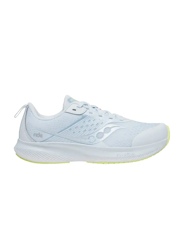 Кроссовки Saucony Ride KDZ Big Kid 'White Blue' — изображение 1 из 1, белый/синий