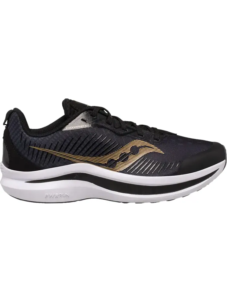 Кроссовки Saucony Endorphin KDZ Big Kid Black Gold — изображение 1 из 1, черный