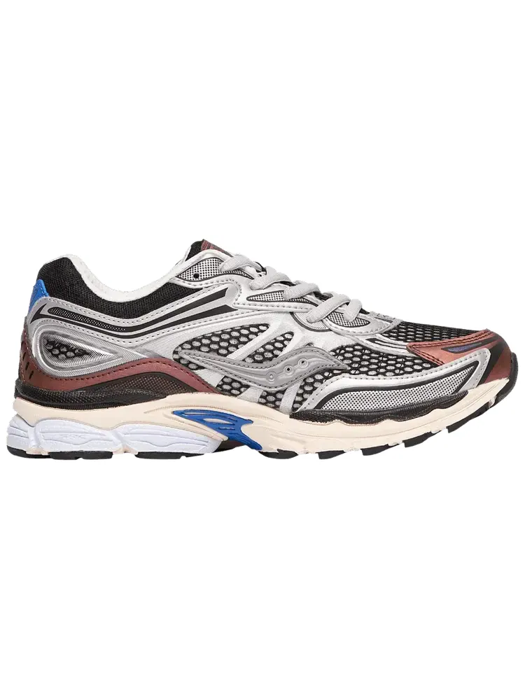 Кроссовки Saucony ProGrid Omni 9 Big Kid 'Black Silver Burgundy' — изображение 1 из 1