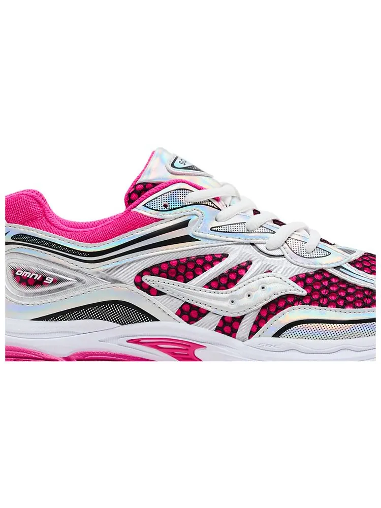 Кроссовки Saucony ProGrid Omni 9 Big Kid 'Fuchsia Iridescent' — изображение 2 из 8, розовый