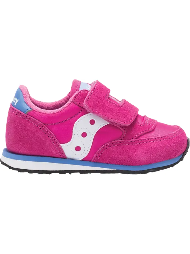 Кроссовки Saucony Jazz Hook & Loop Little Kid Magenta Blue — изображение 1 из 1, розовый