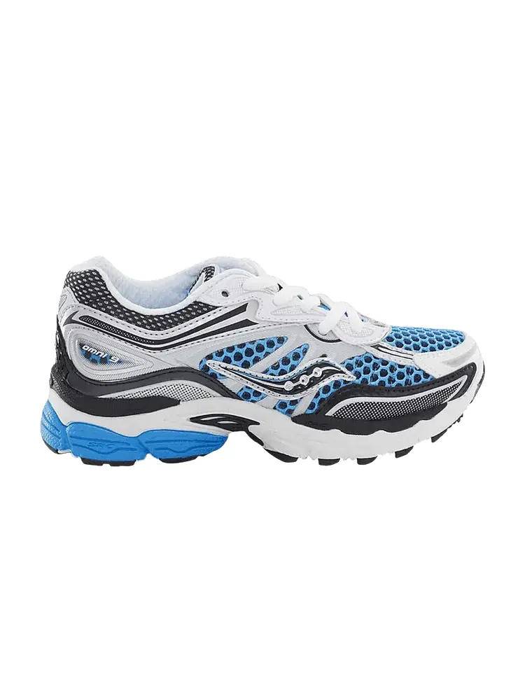 Кроссовки Saucony ProGrid Omni 9 KDZ Little Kid 'Blue Silver' — изображение 1 из 1, синий/серебристый