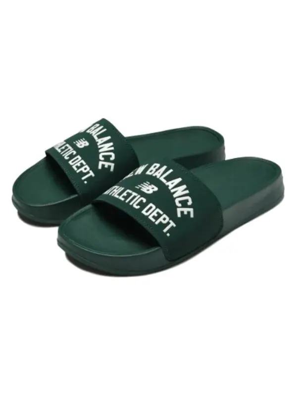 Шлепки New Balance 200 slide — изображение 3 из 4, зеленый