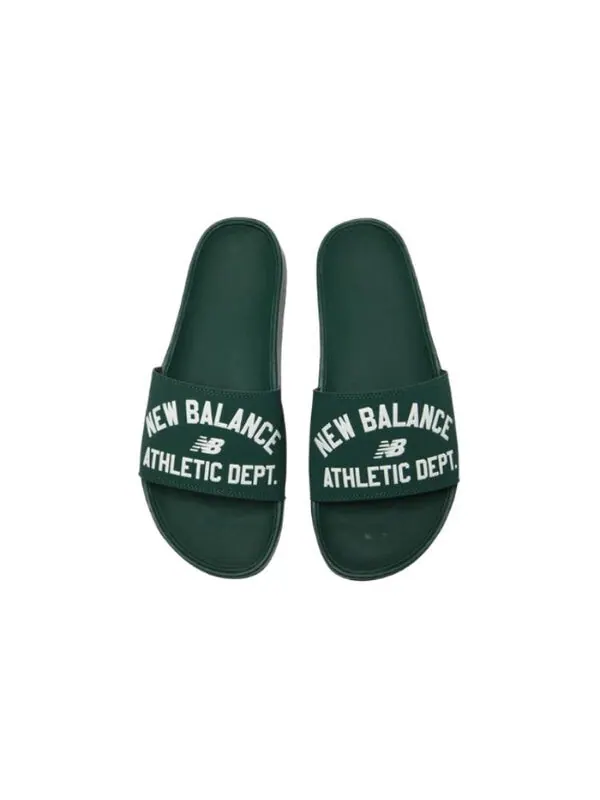 Шлепки New Balance 200 slide — изображение 4 из 4, зеленый