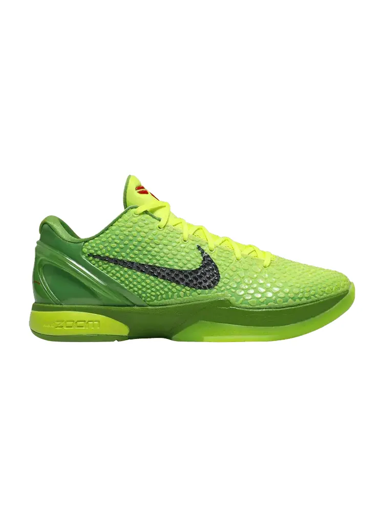 Кроссовки Nike Zoom Kobe 6 Protro 'Grinch' 2020 Sample — изображение 1 из 1, зеленый/черный