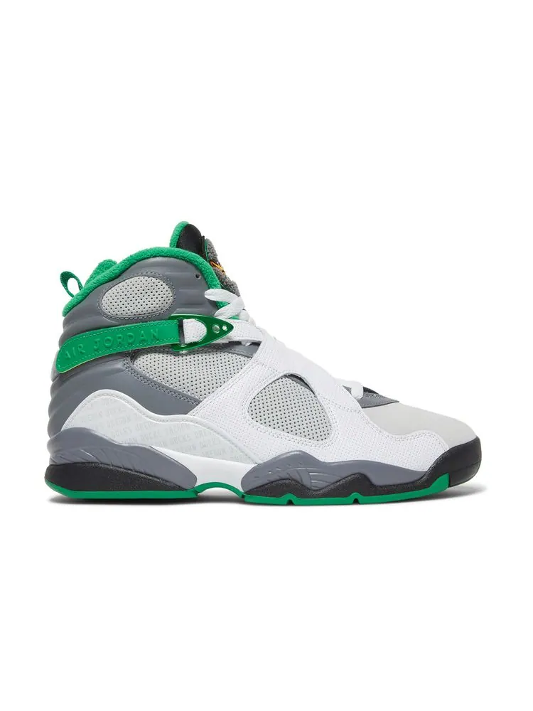 Кроссовки Air Jordan VIII 'University of Oregon - Pure Platinum' PE — изображение 1 из 10, платиновый