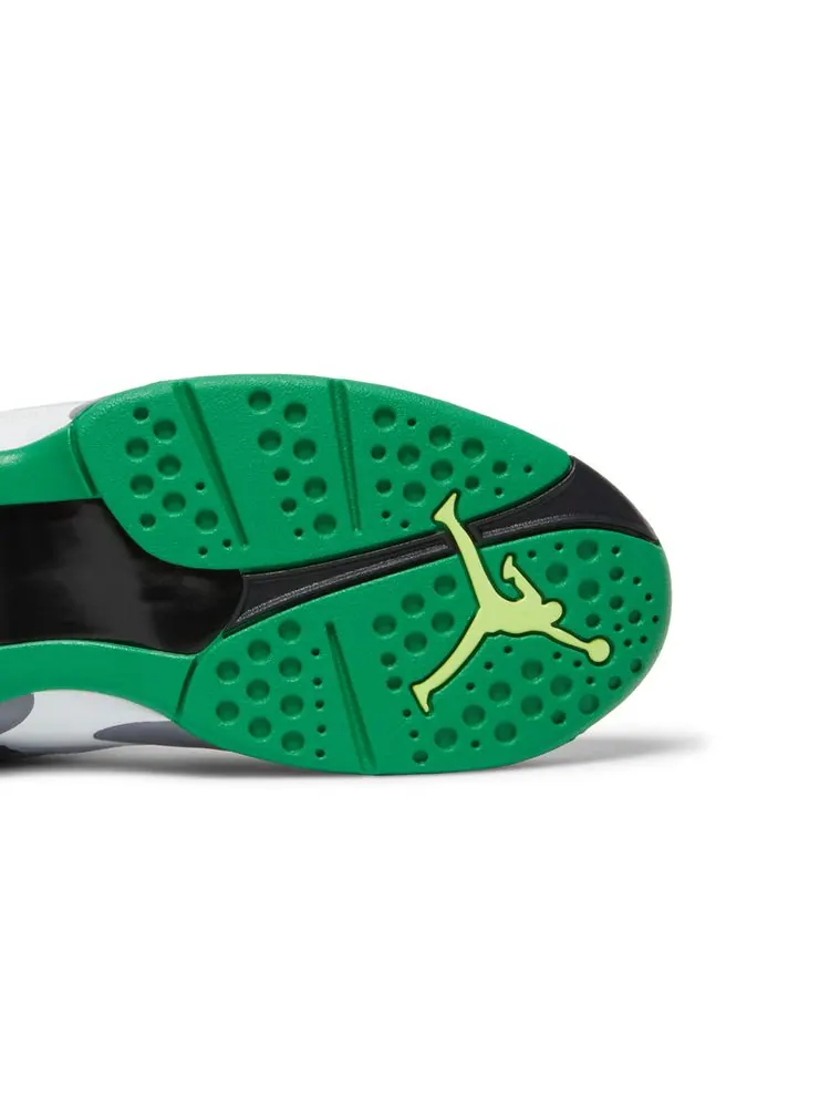 Кроссовки Air Jordan VIII 'University of Oregon - Pure Platinum' PE — изображение 5 из 10, платиновый