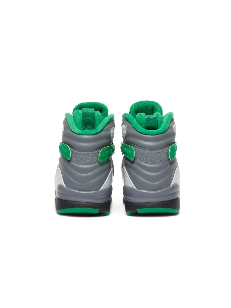 Кроссовки Air Jordan VIII 'University of Oregon - Pure Platinum' PE — изображение 6 из 10, платиновый