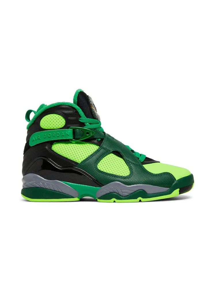 Кроссовки Air Jordan Air Jordan VIII 'University of Oregon - Gorge Green' PE — изображение 2 из 9, зеленый/зеленый